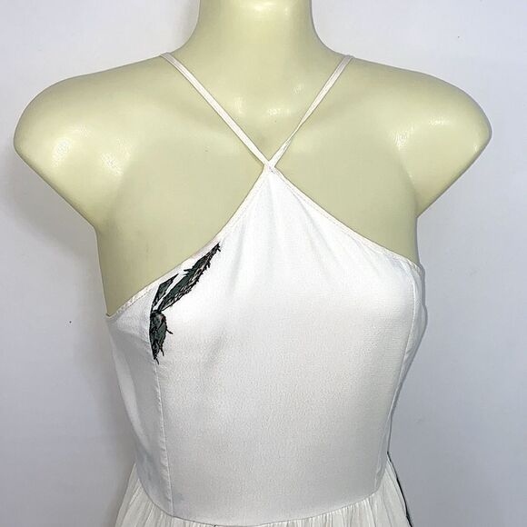 WildFox Dress Maxi”Cactus Flower “ Rayon 16” Slit sides NWOT Sz Small - Picture 2 of 11